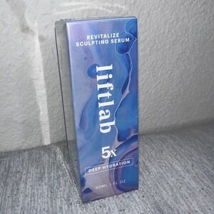 Liftlab 5X Deep Hydration Revitalize Sculpting Serum 1 FL oz/30mL  Exp 12/27 NIB